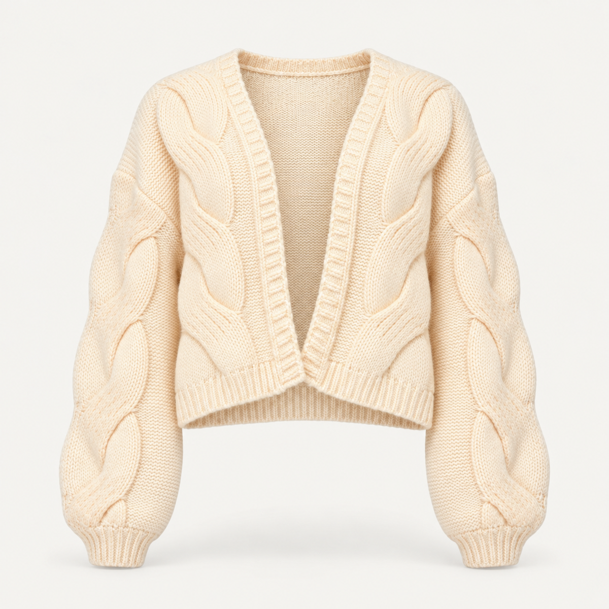 The Adele Chunky Cable Knit Cardigan