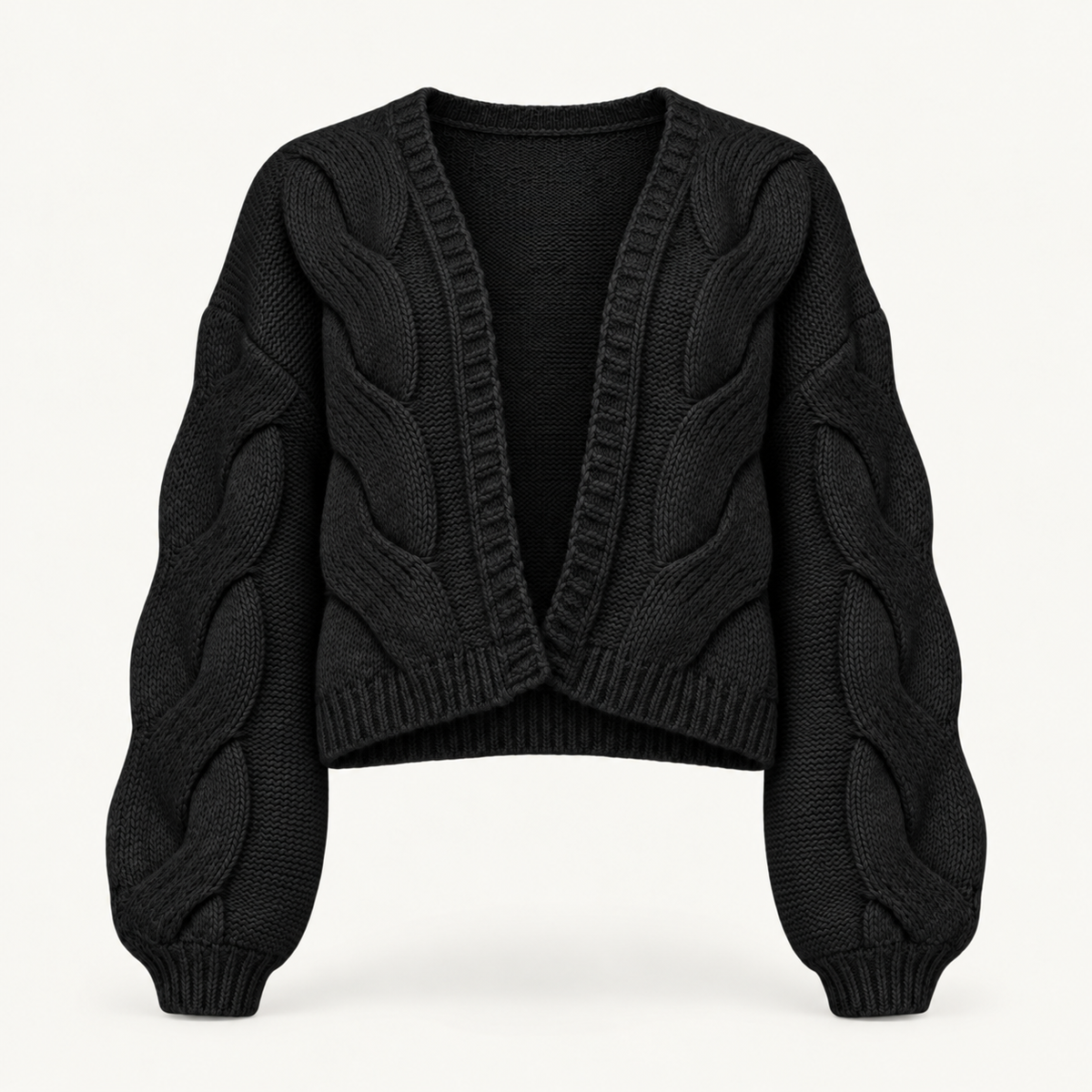 The Adele Chunky Cable Knit Cardigan