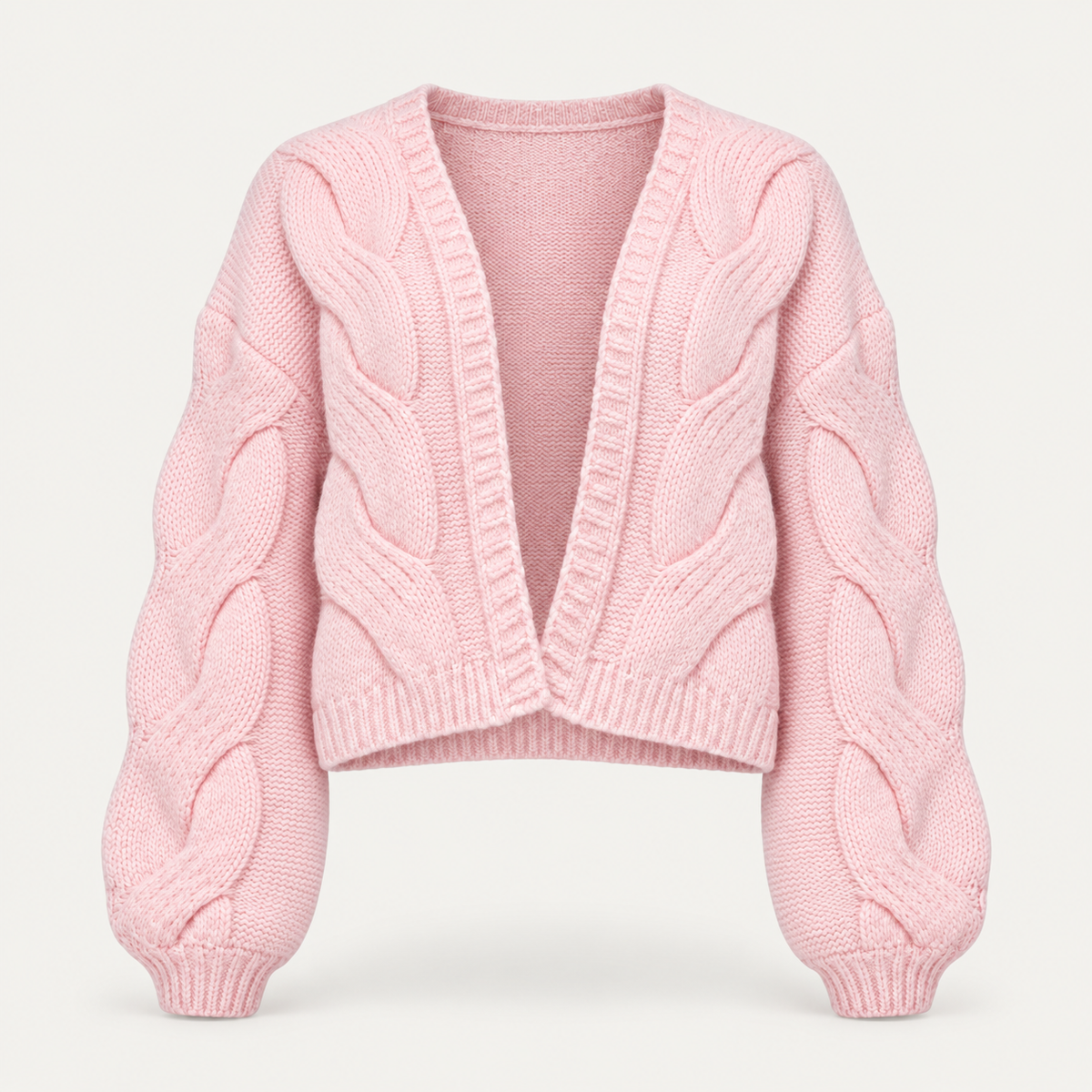 The Adele Chunky Cable Knit Cardigan