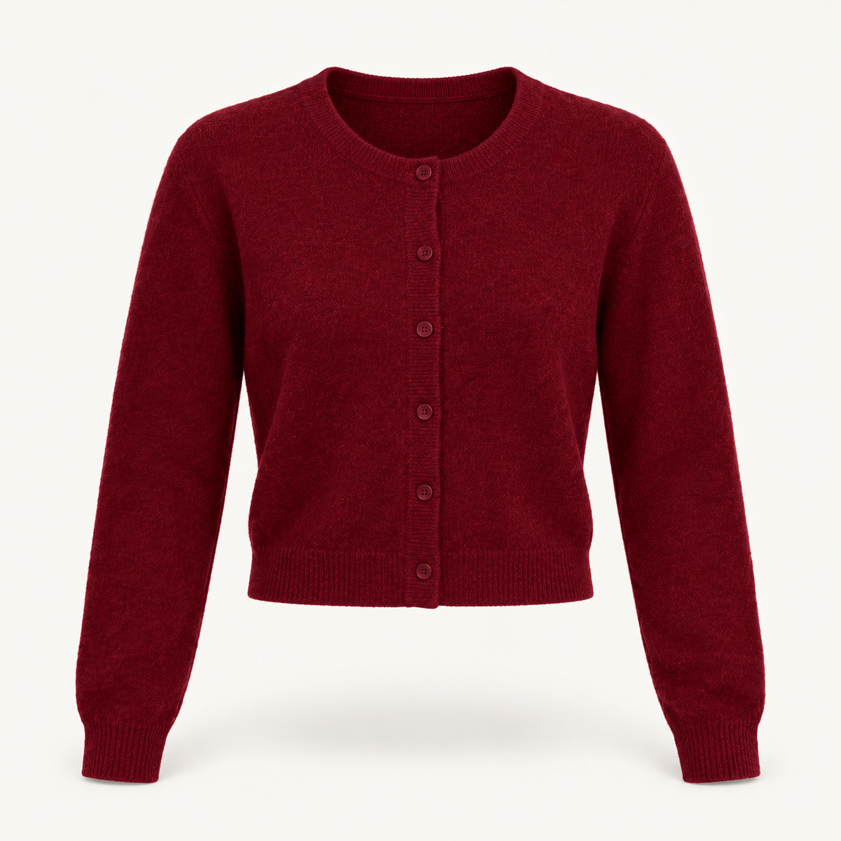 The Amelie Cropped Button Cardigan