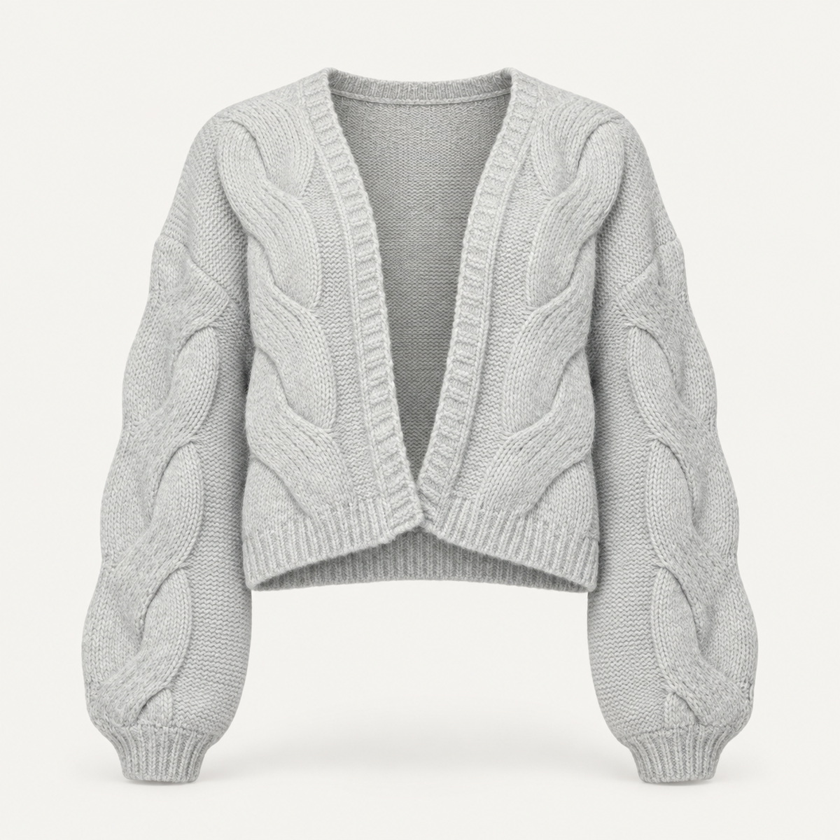 The Adele Chunky Cable Knit Cardigan