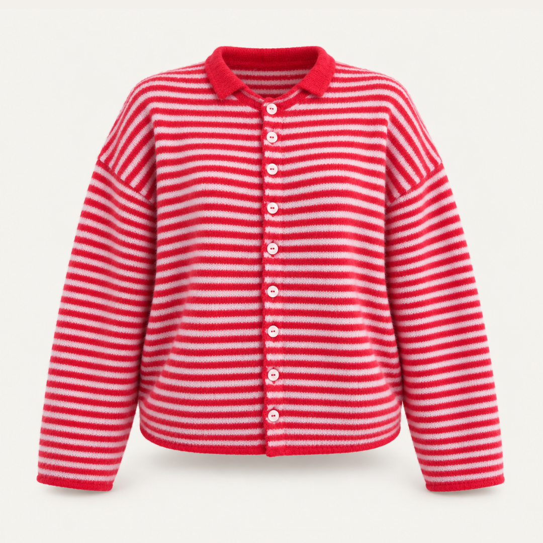 The Juliette Collared Button Cardigan